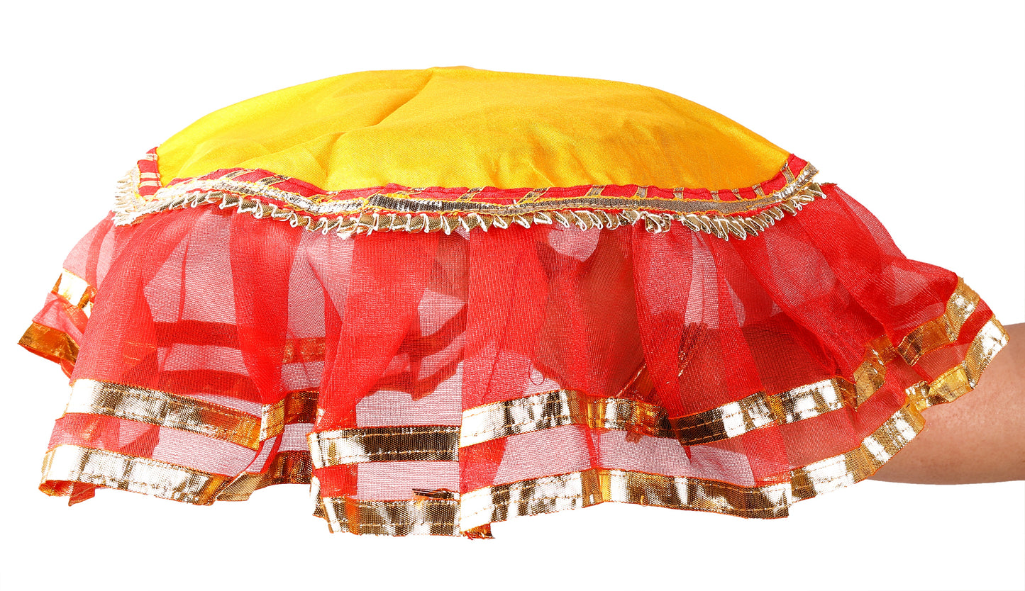 Traditional handcrafted puja Thali cover Thalpose