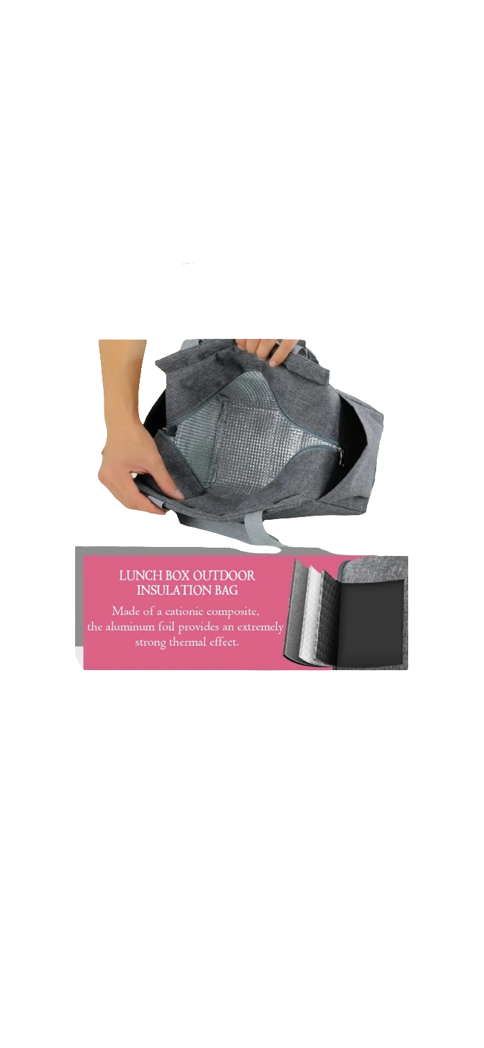 Thermal insulated lunch bag