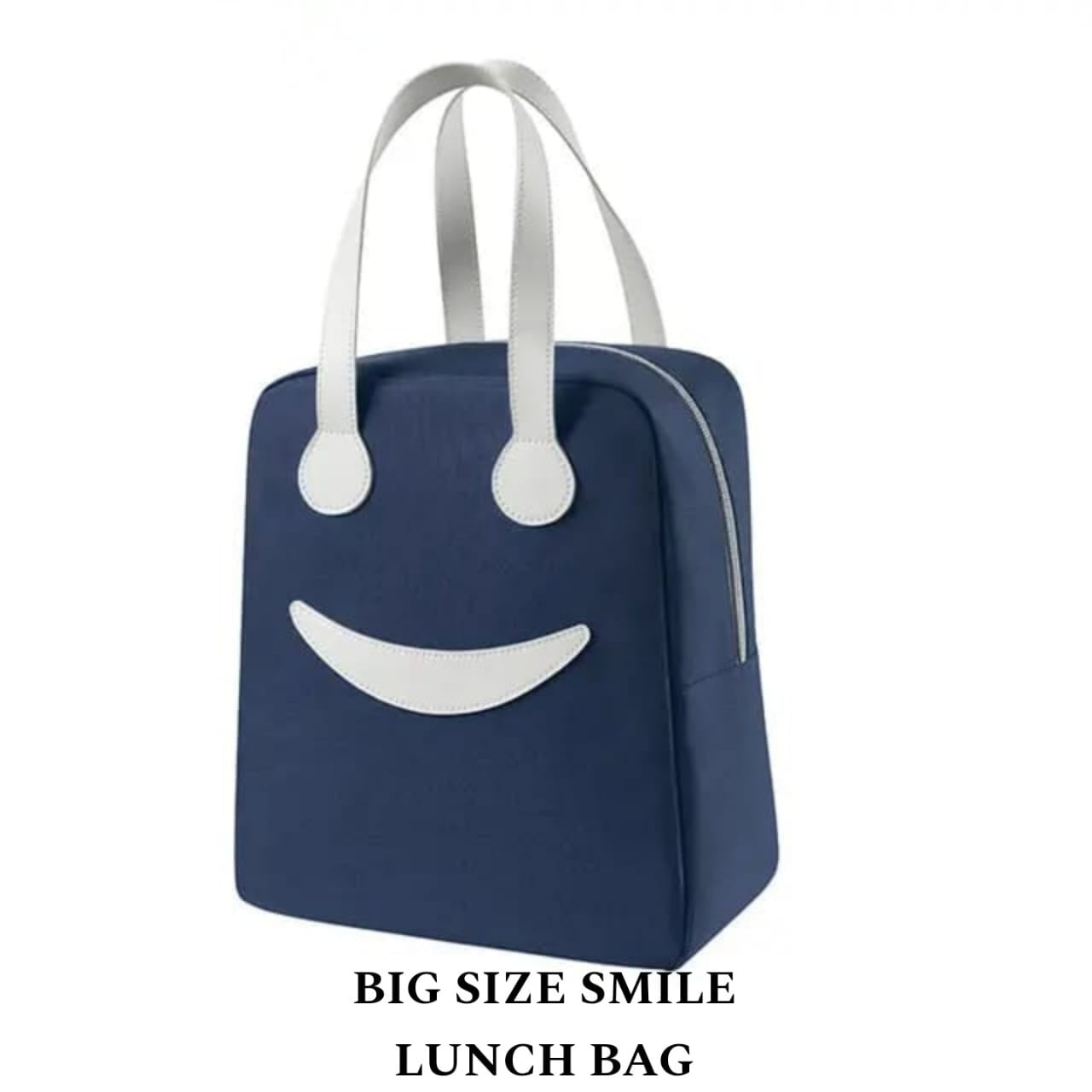 Smiley big size insulated lunch bag