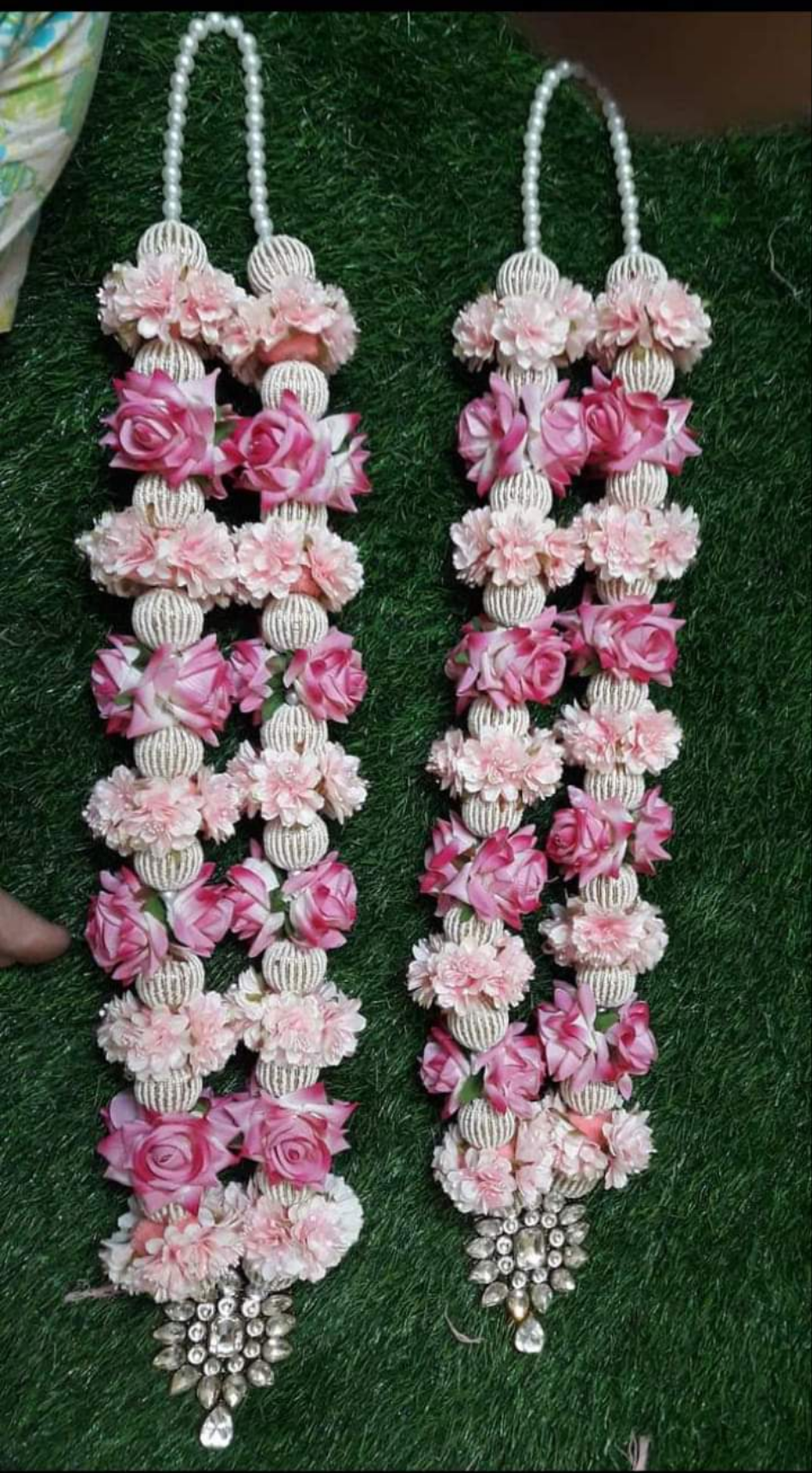 Floral handcrafted 🌹✨️ *Varmala/ Wedding Garland* for Bride and Groom set of 2 size 24*inch