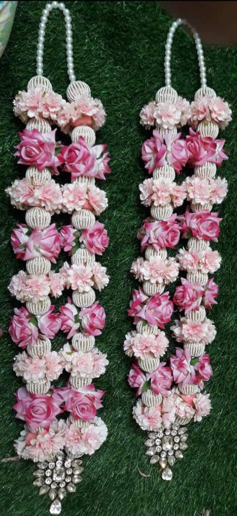 Floral handcrafted 🌹✨️ *Varmala/ Wedding Garland* for Bride and Groom set of 2 size 24*inch