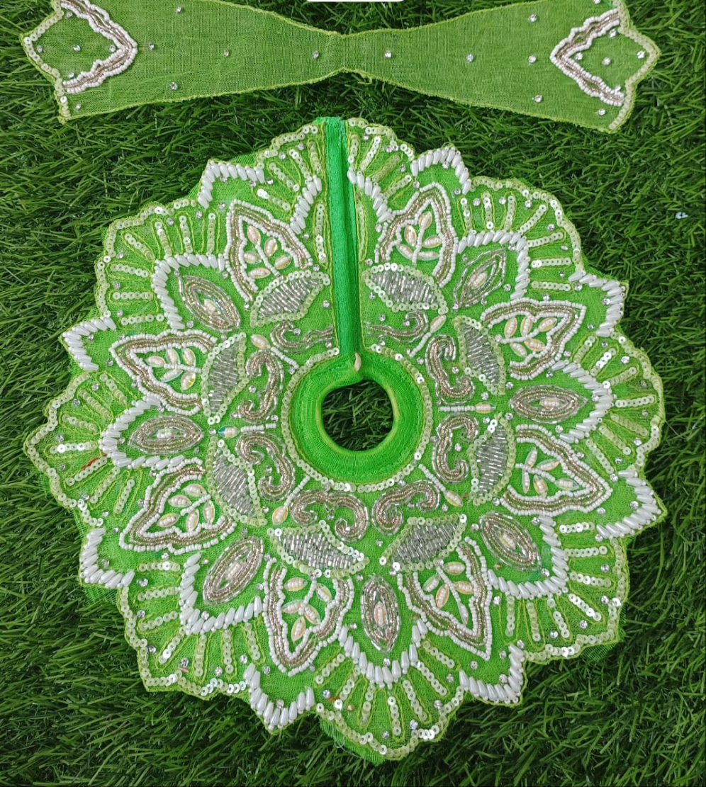 Janmashtami special heavy designer poshak 6 inch