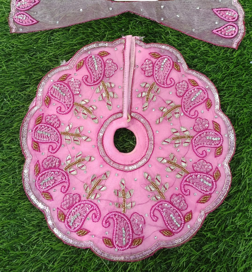 Heavy designer boutique Ladoo gopalji poshak 6 inch