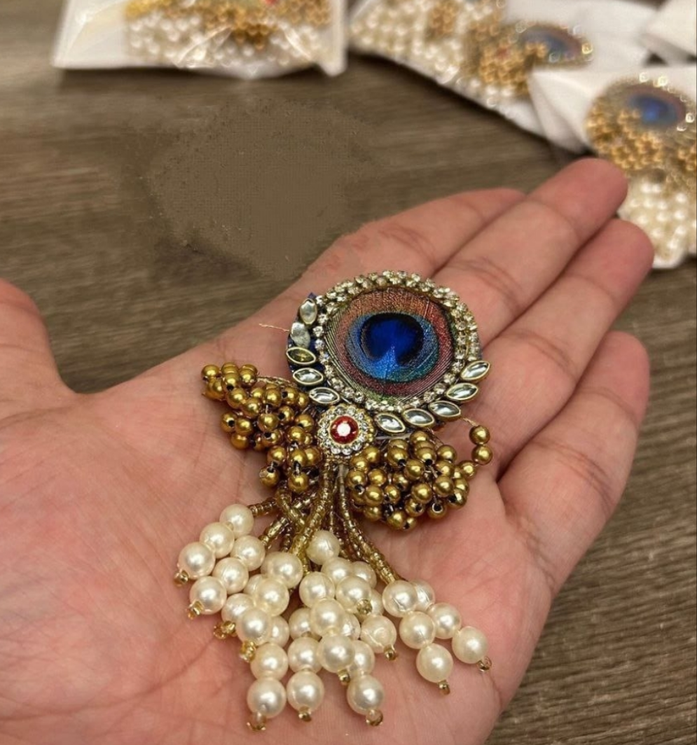 Exclusive mayur pankh broach 🦚 pack of 25
