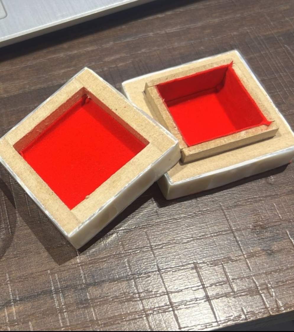 Mother of pearls box size 2×2×1 inch pack of 1