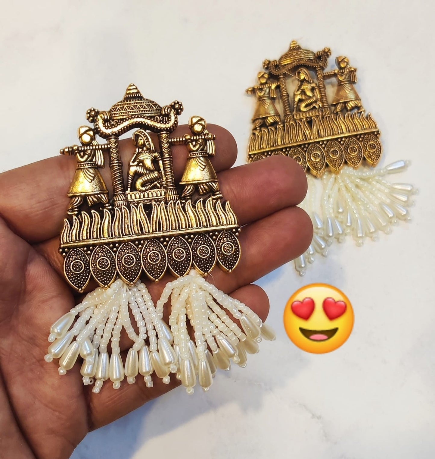 Doli metal broach for Bride side pack of 25