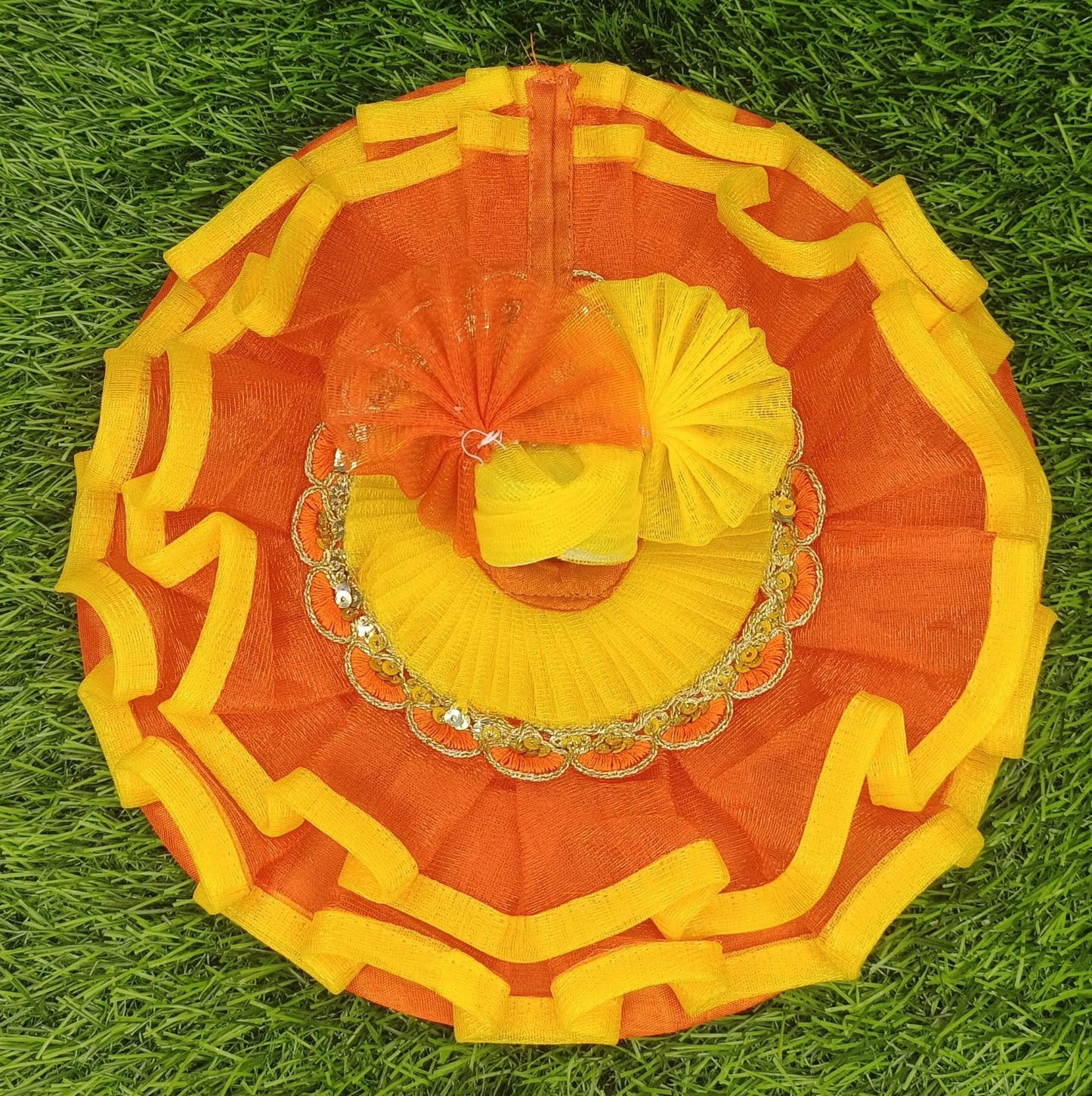 Keserya Ladoo gopalji poshak with mukut 💫 size 6inch