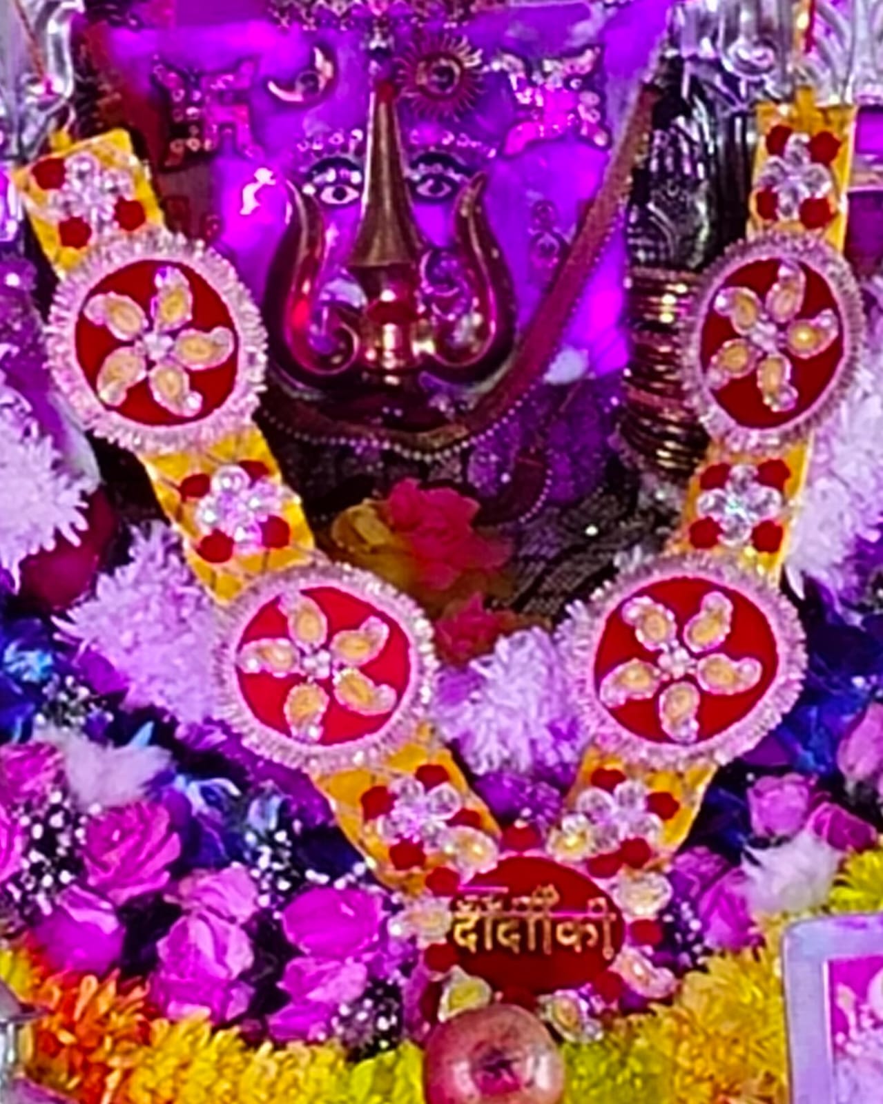 Mata Rani / Dadi ji Beautiful handcrafted mala 🌹 size 20 inch