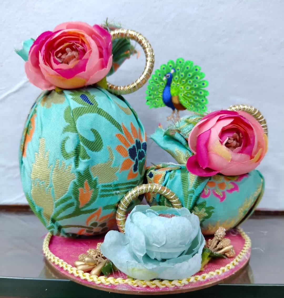 Decorative Gath Nariyal Platter for Wedding & Festive Gifting 🌸