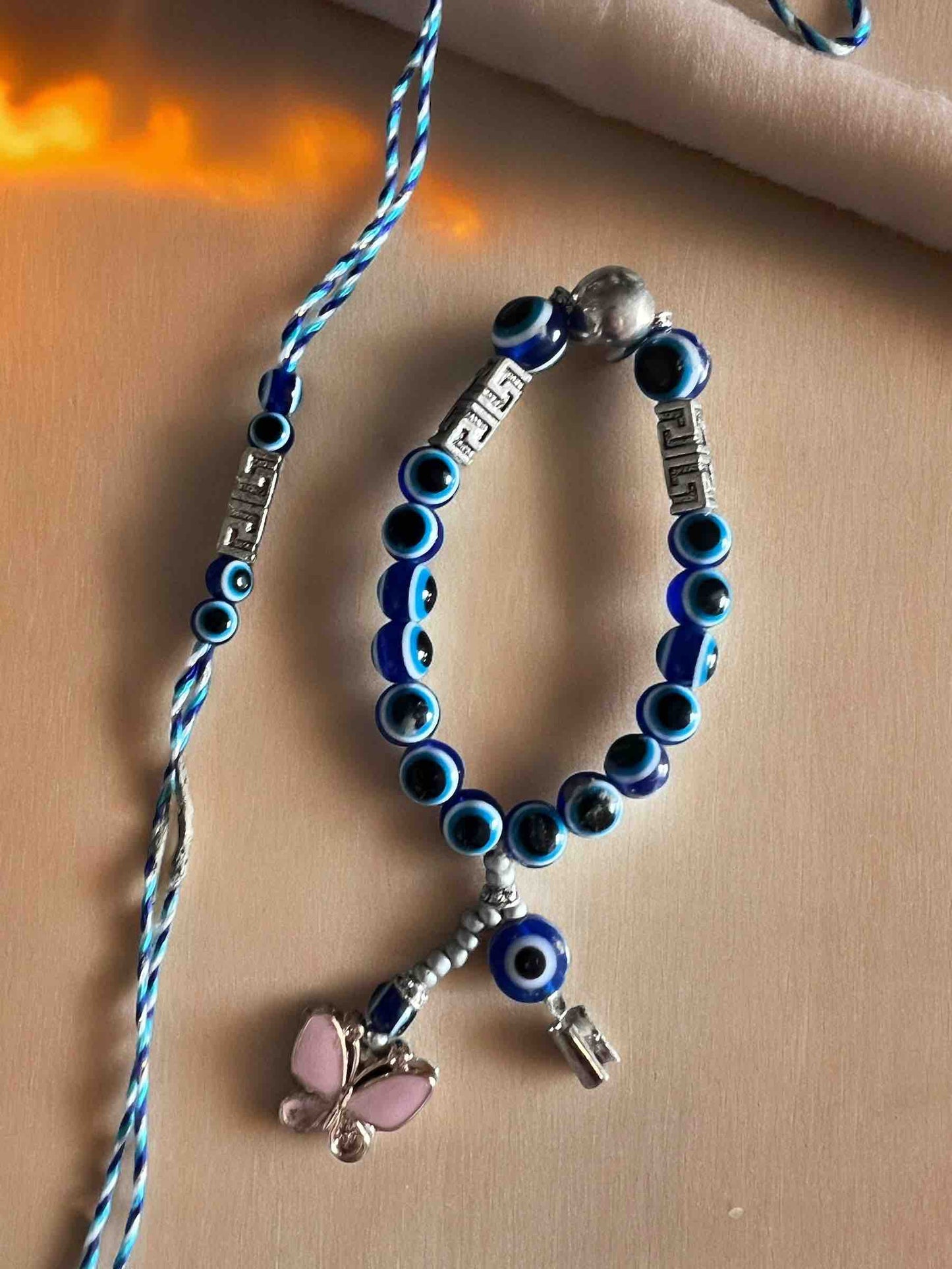 Evil Eye vibes Precious Bhaiya Bhabhi Rakhi