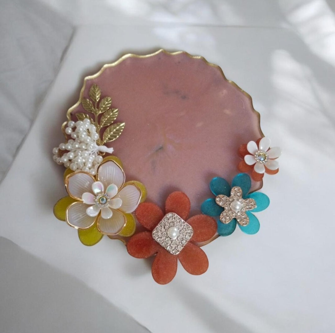 Sagun Coin Platters with German silver coins perfect for gifting pack of 10✨️