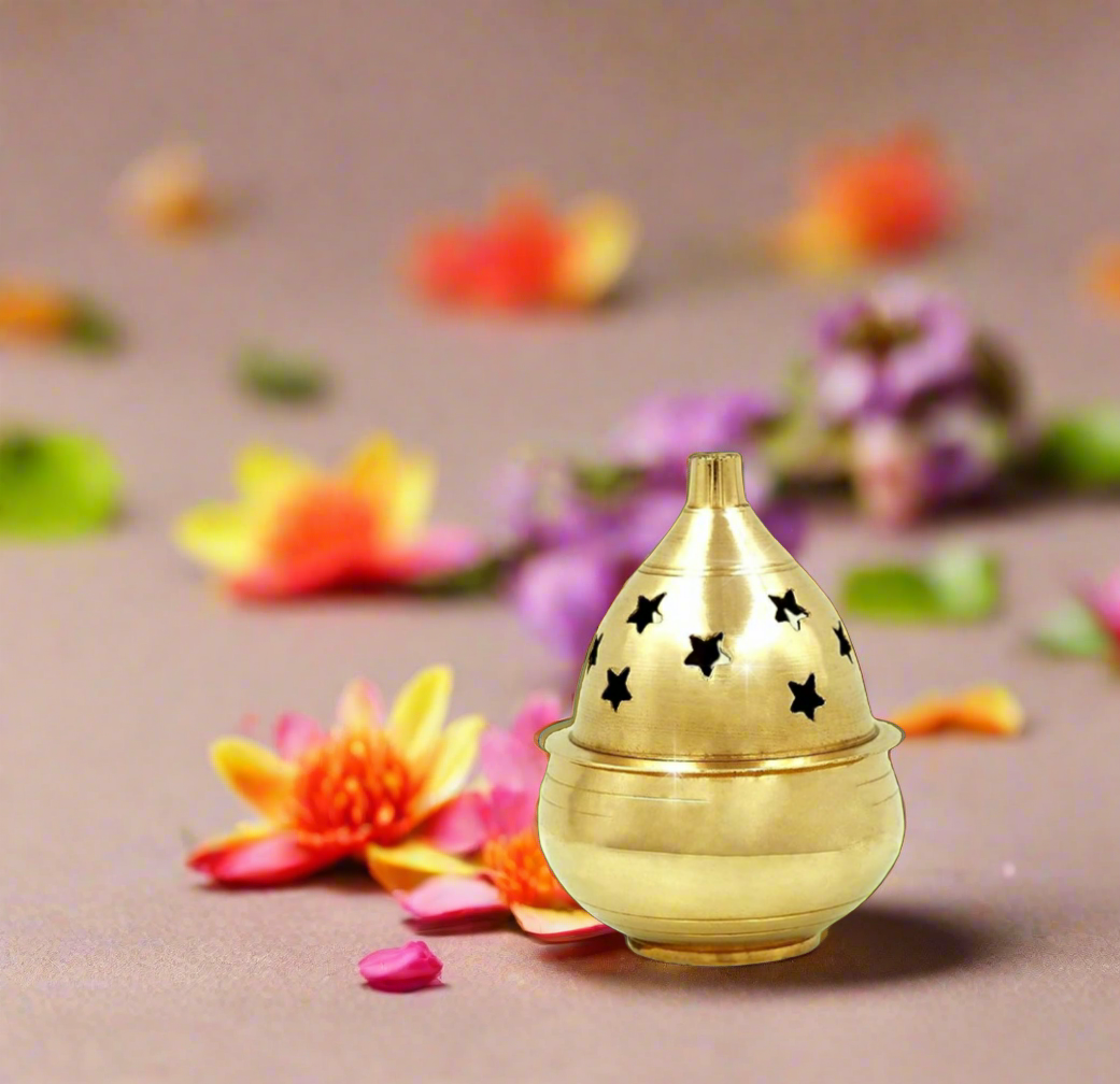 Brass Akhand Diya πͺ height 3 inch