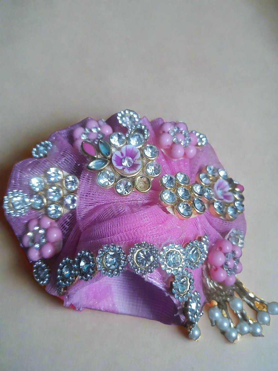 Tyohar special Stone pearl Embroidery Ladoo Gopalji Poshak with Pagri 🌷