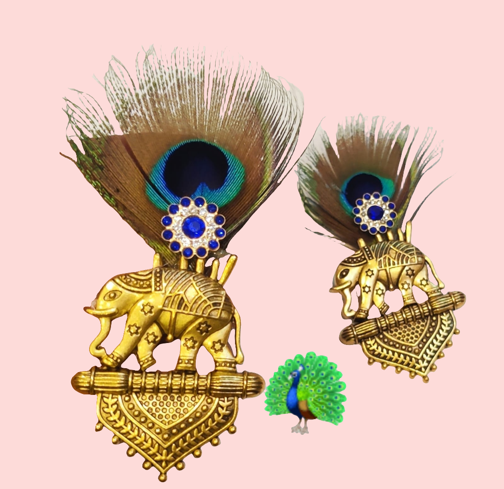 Elephant broach for groom side
Metal base ✨ pack of 25