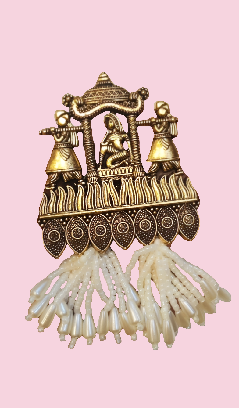 Doli metal broach for Bride side pack of 25
