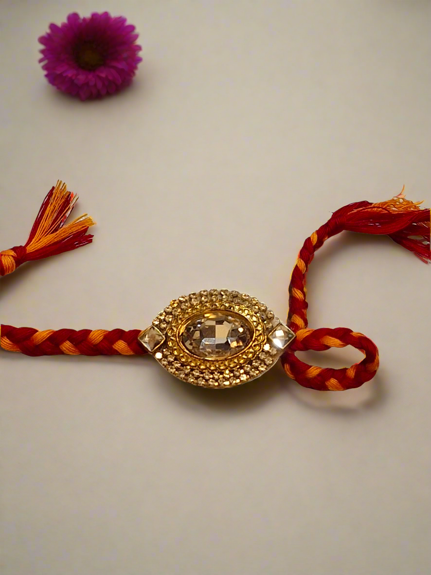 Hand watch design beautiful kalawa moli Rakhi pack of 1