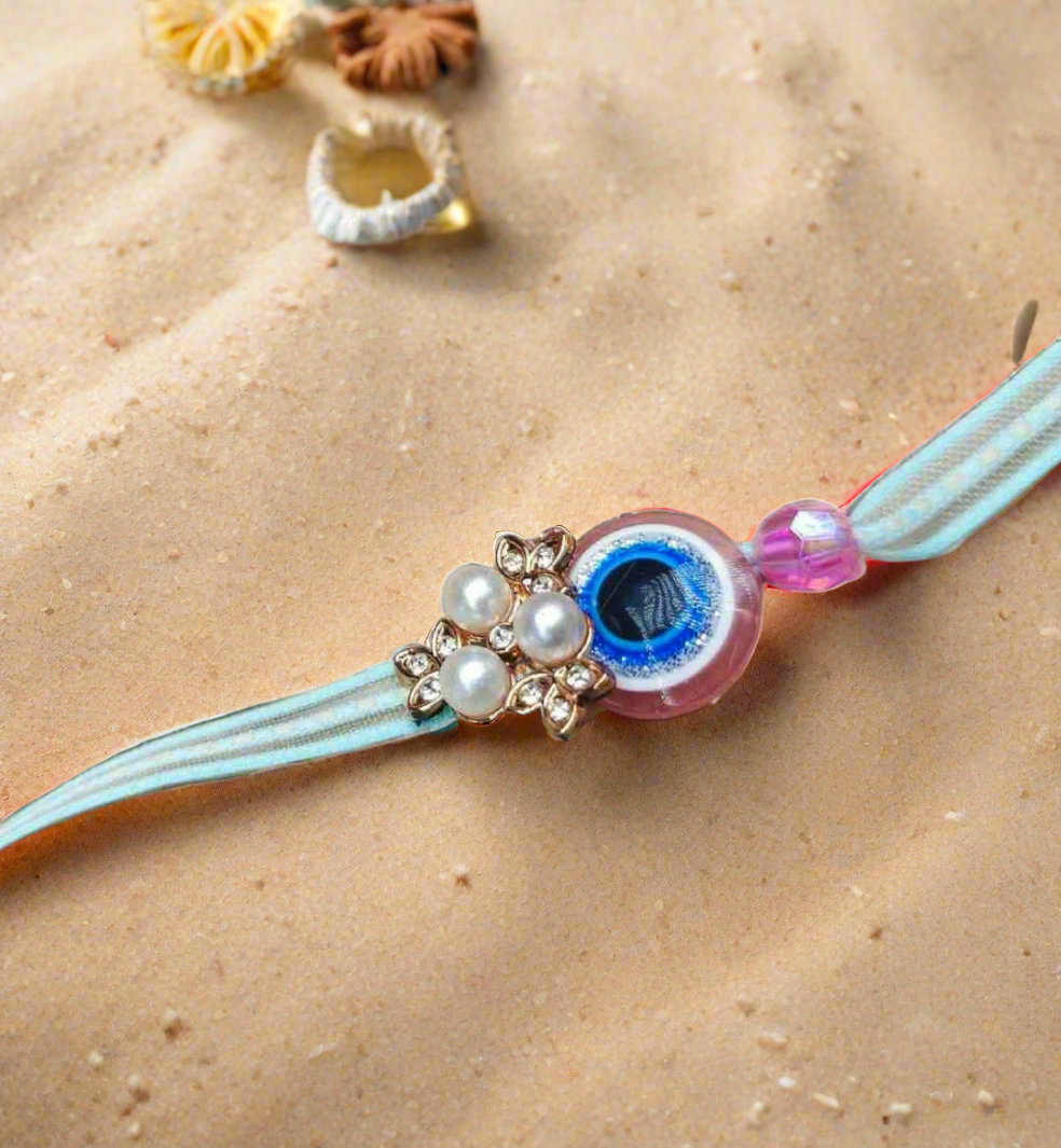 Shimmering Shield Rakhi 💮