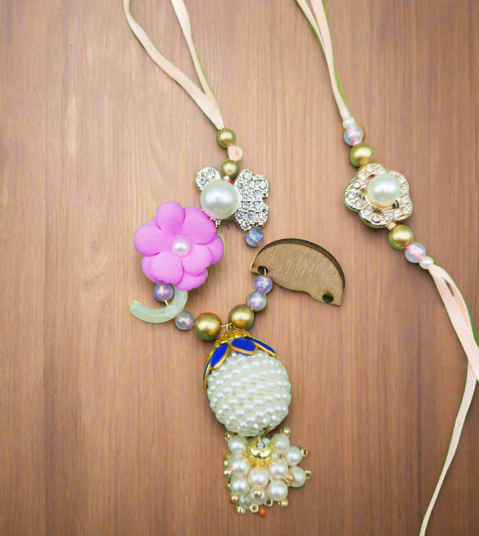 Celestial Moondrop Rakhi