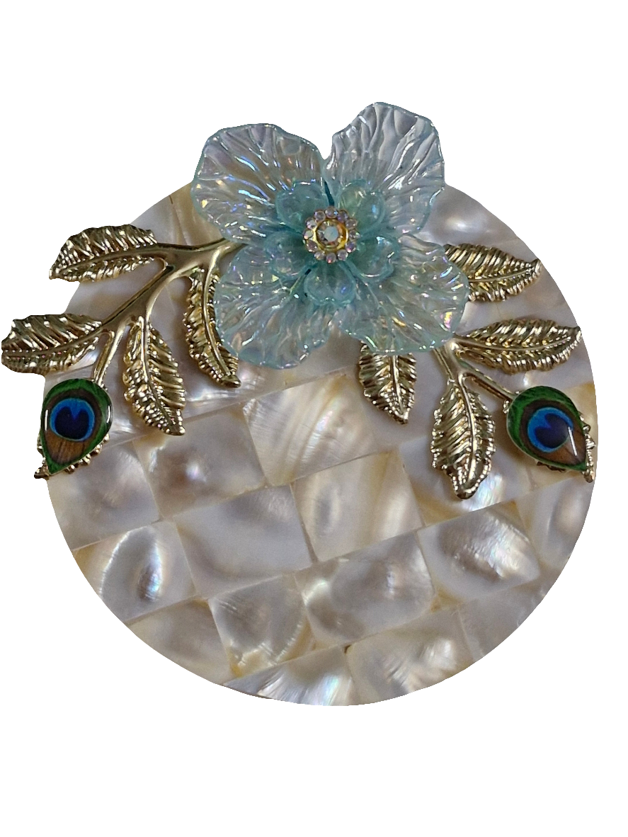 Mother of pearls coin platters size 3 inch round