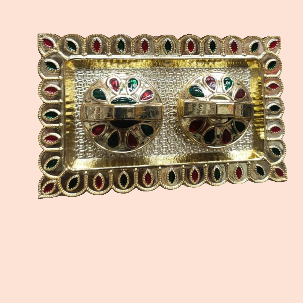 Sagun Roli Chawal Tilak platters 🌹for gifting/ size 4.5*inch pack of 14
