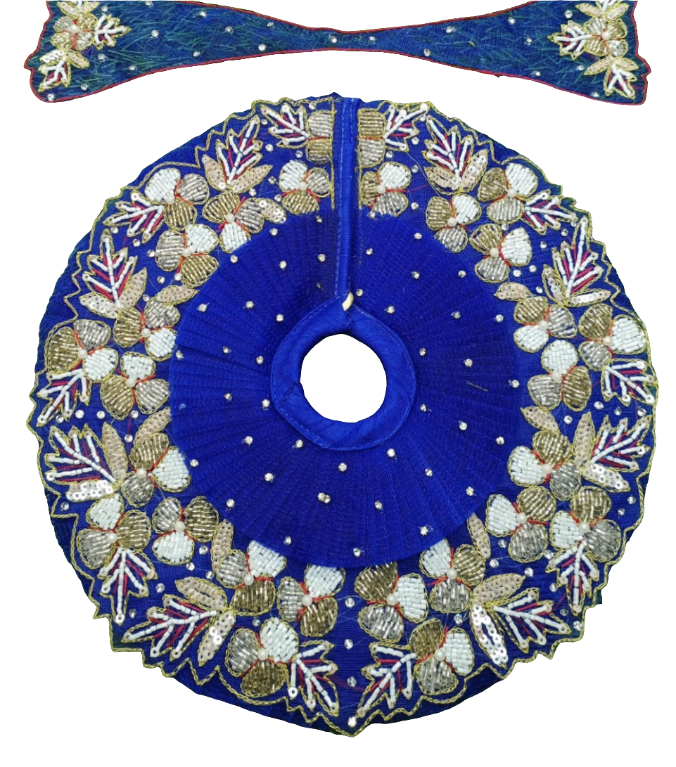 Janmashtami special heavy designer poshak 4 inch