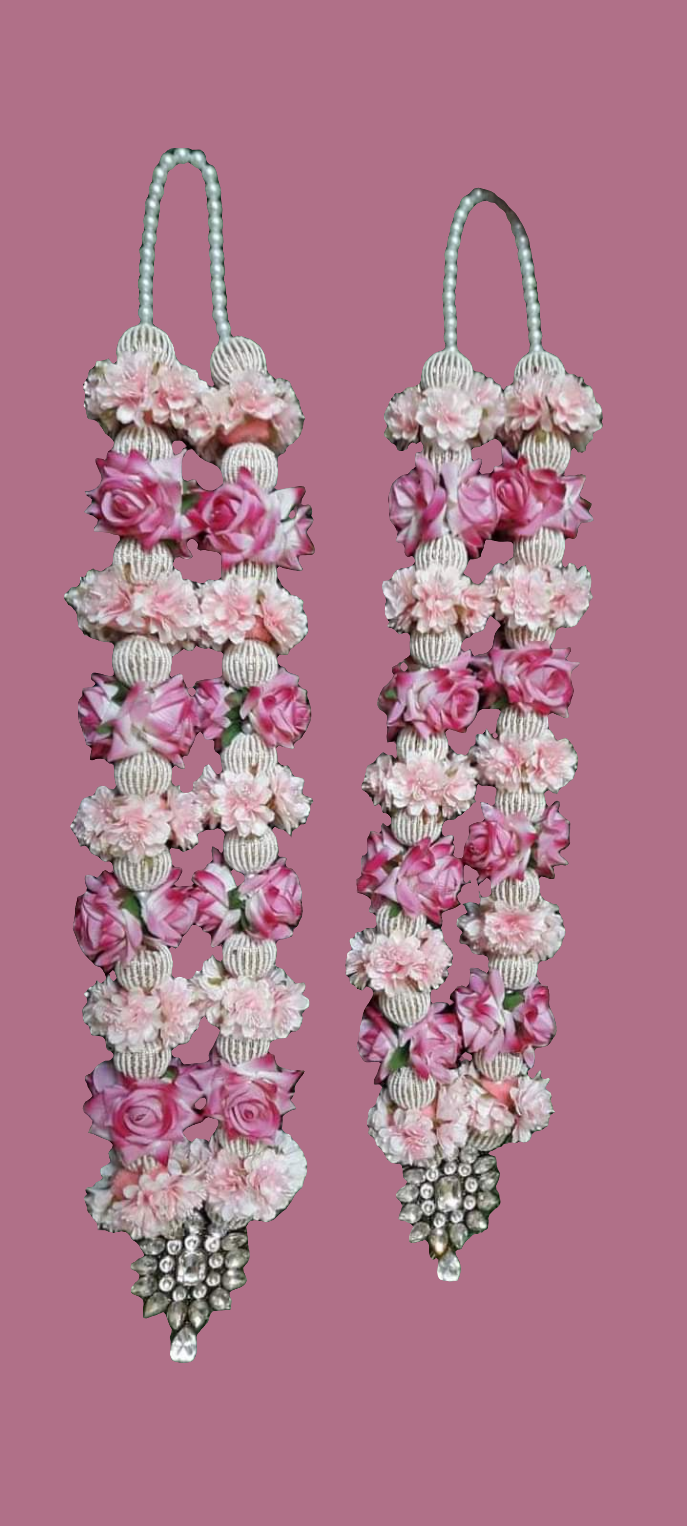 Floral handcrafted 🌹✨️ *Varmala/ Wedding Garland* for Bride and Groom set of 2 size 24*inch