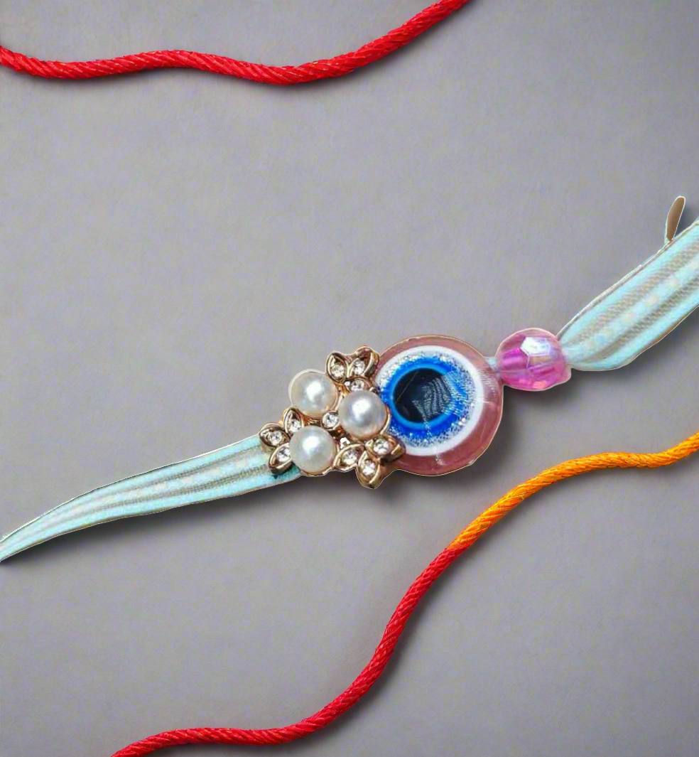 Shimmering Shield Rakhi 💮