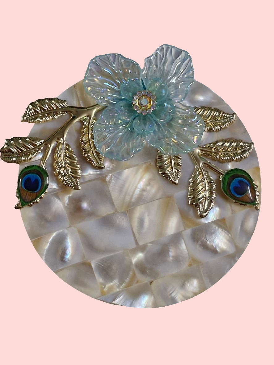 Mother of pearls coin platters size 3 inch round