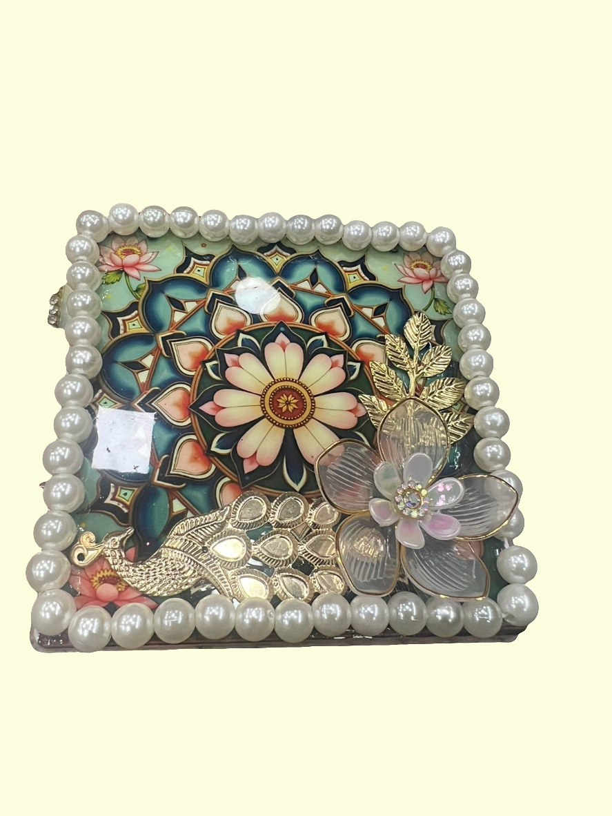 Handcrafted Decorative Kamdhenu cow Sagun Coin Platters perfect for gifting 🎁 size 4 inch pack of 10