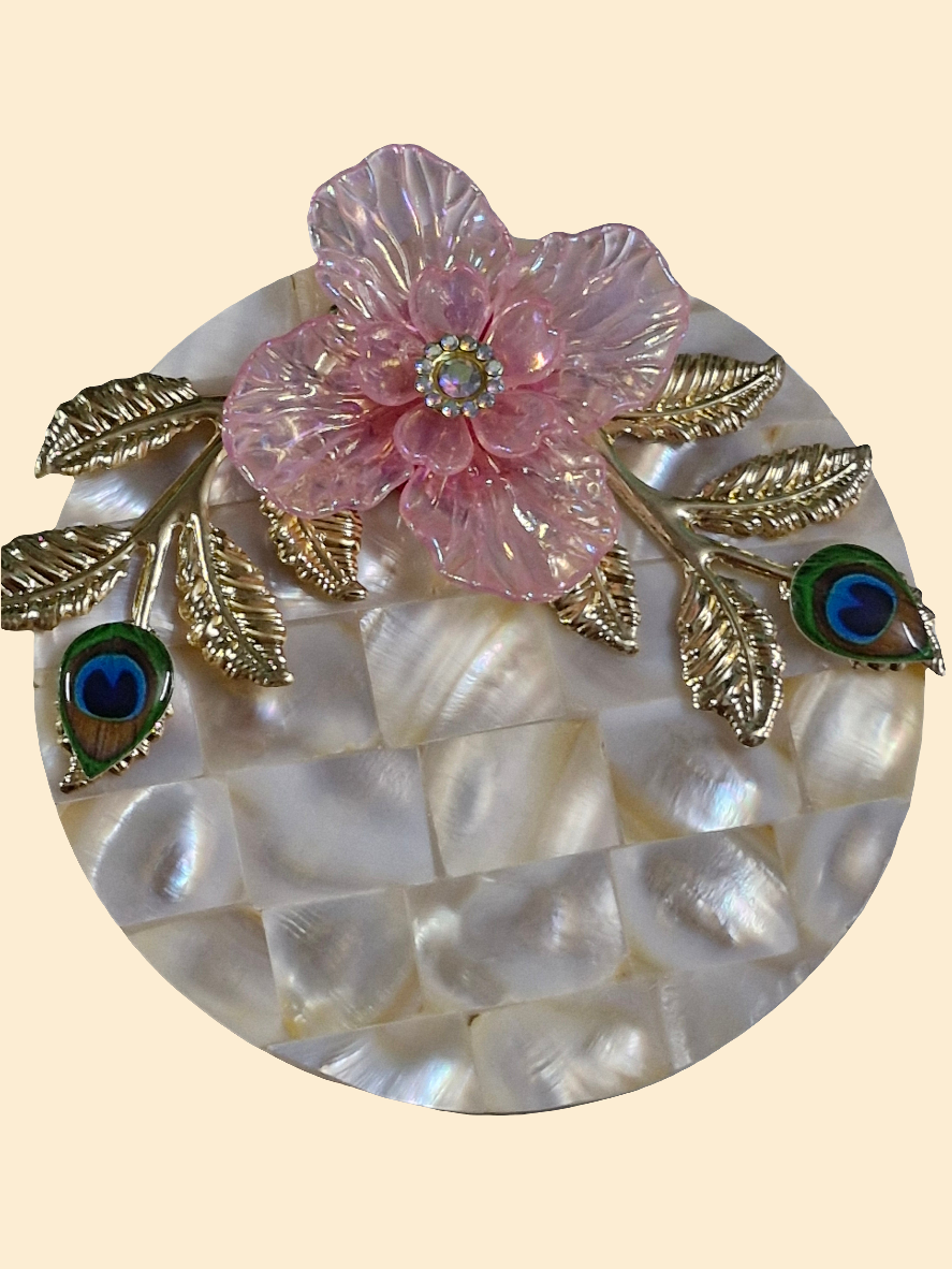 Mother of pearls coin platters size 3 inch round