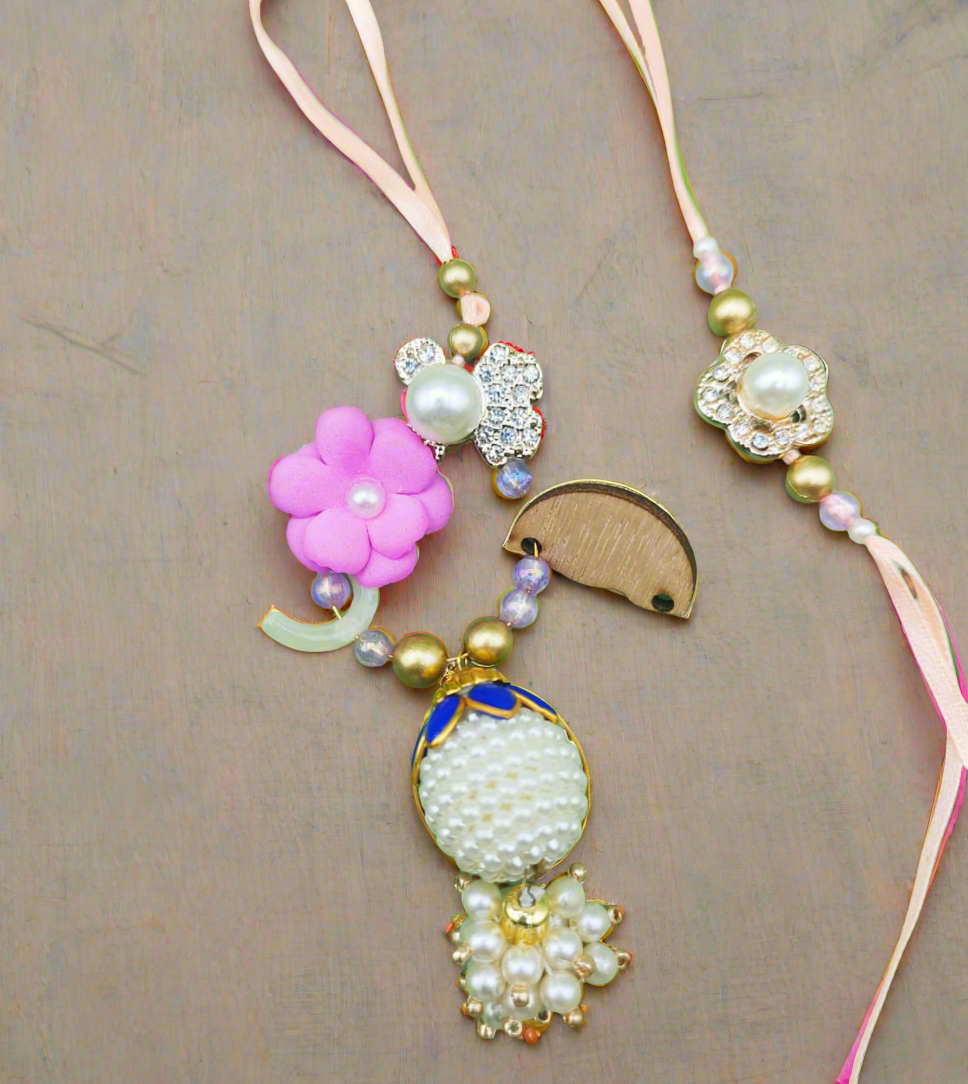 Celestial Moondrop Rakhi