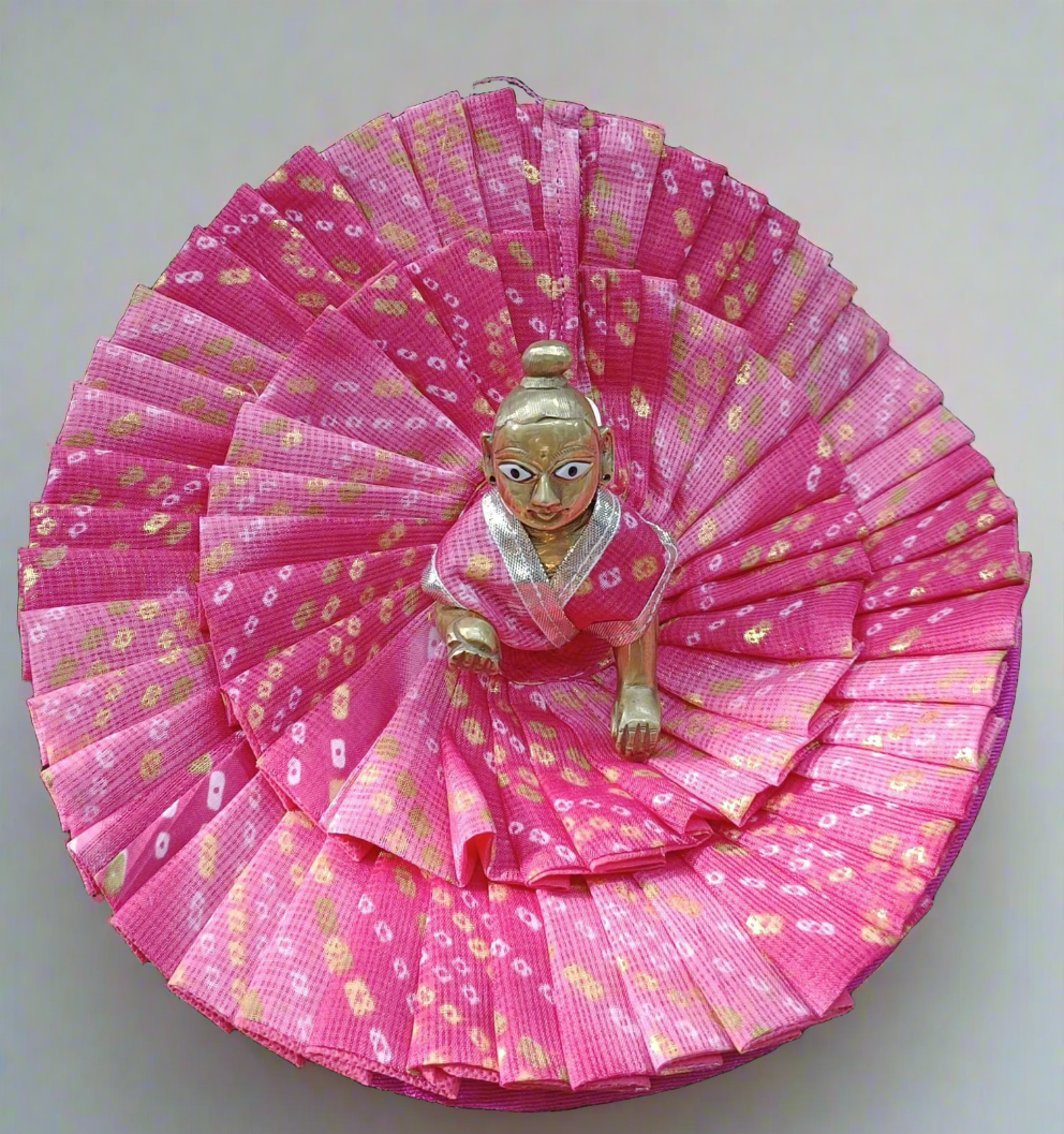 Ladoo Gopalji summer double frill cotton Poshak🌸