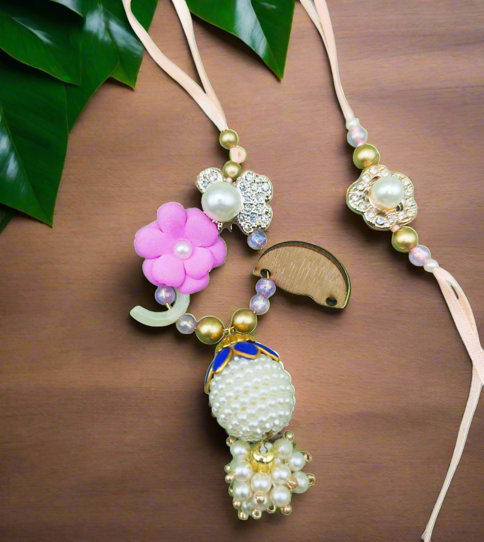 Celestial Moondrop Rakhi
