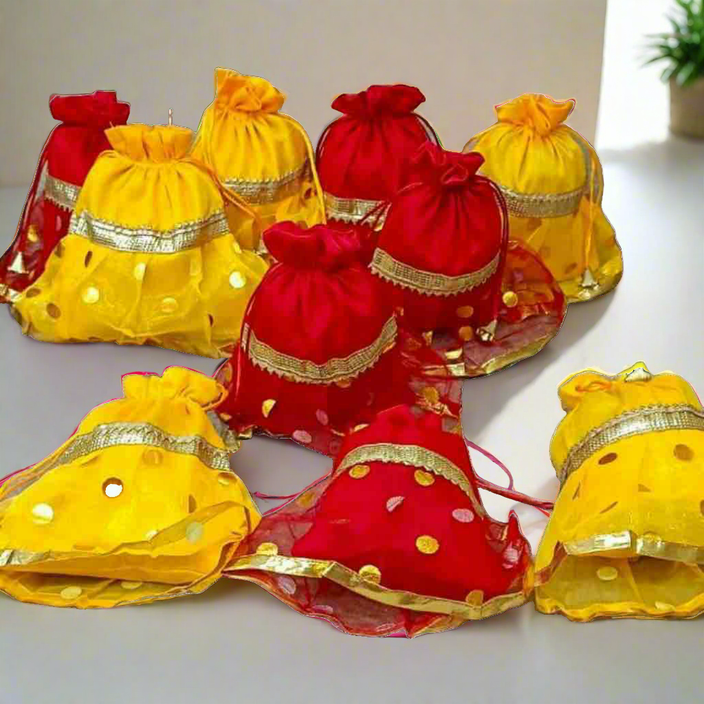 Indian Traditional Potli Bags (pack of 2) #007