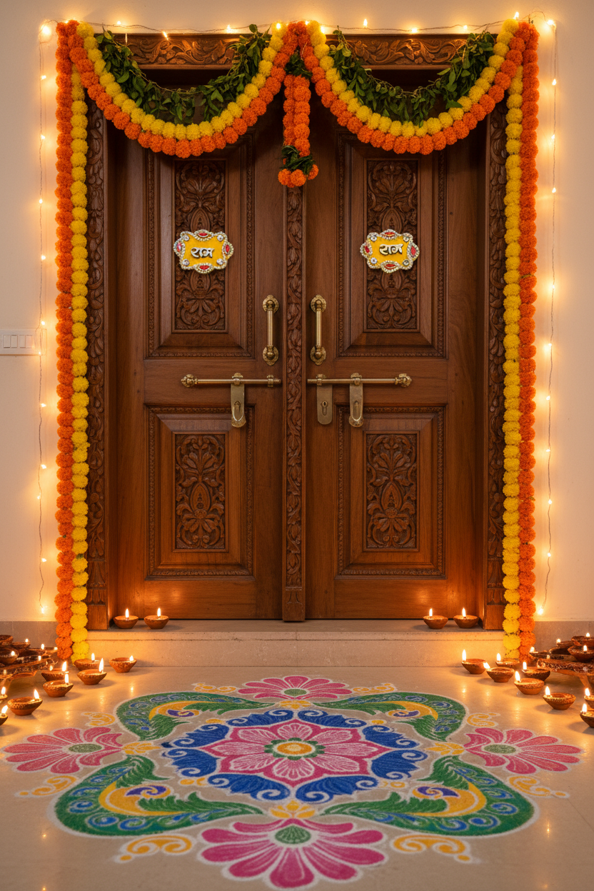 Ram Ram Suun pair for traditional wedding and festive decor