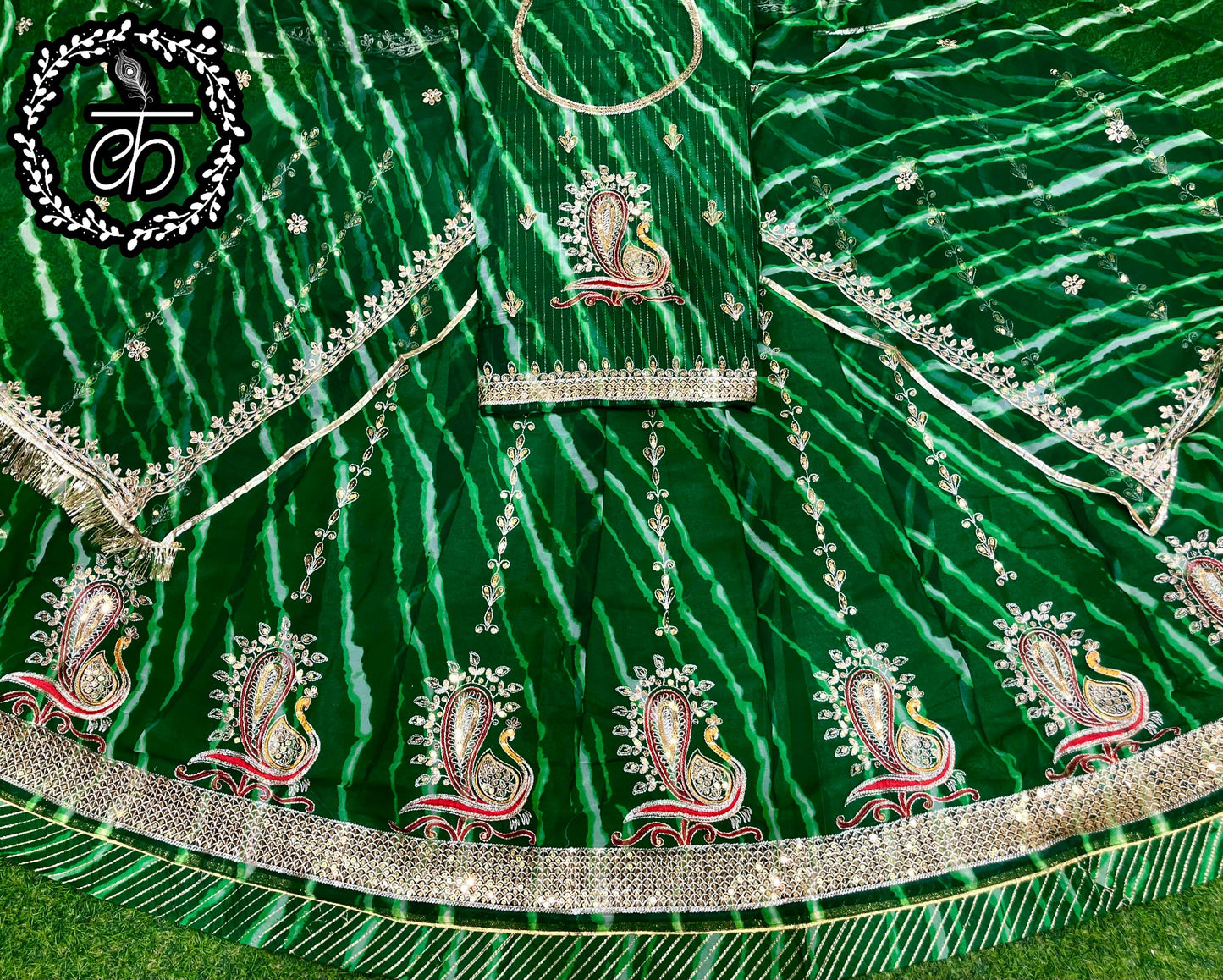 Fancy designer Lahriya poshak