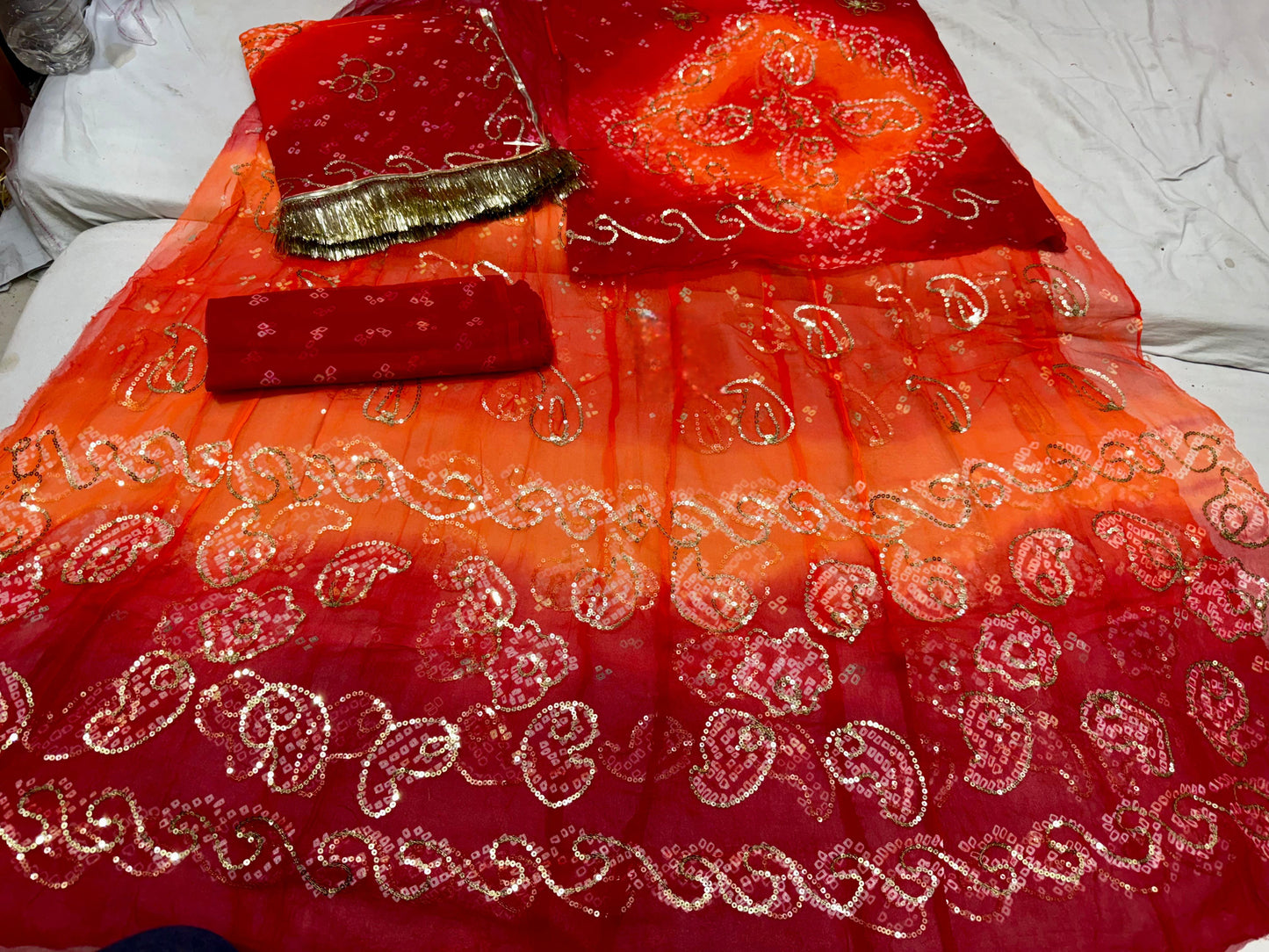 Thakurji pure Rai bandej Elegant Rajasthani poshak
