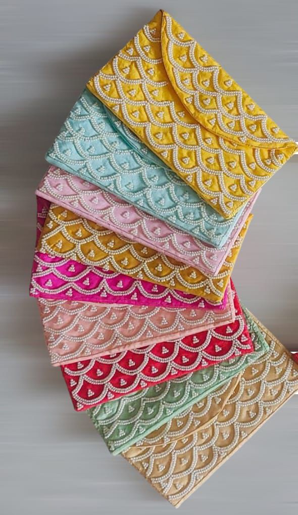 Beautiful designer handcrafted sagun envelope pack of 6