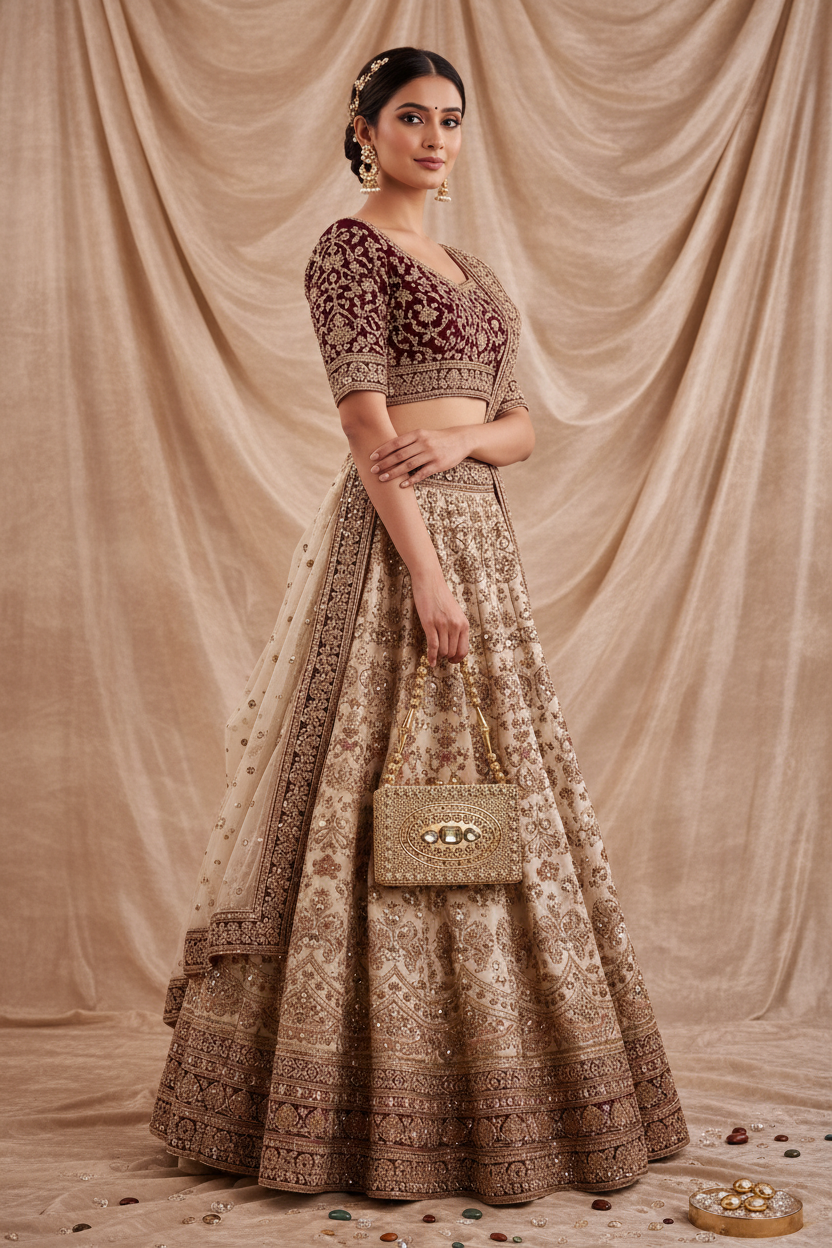 Glamorous Crystal Evening Bag