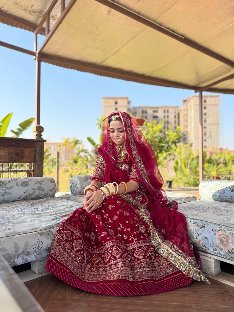 Karwa chauth special traditional Rajasthani elegant poshak