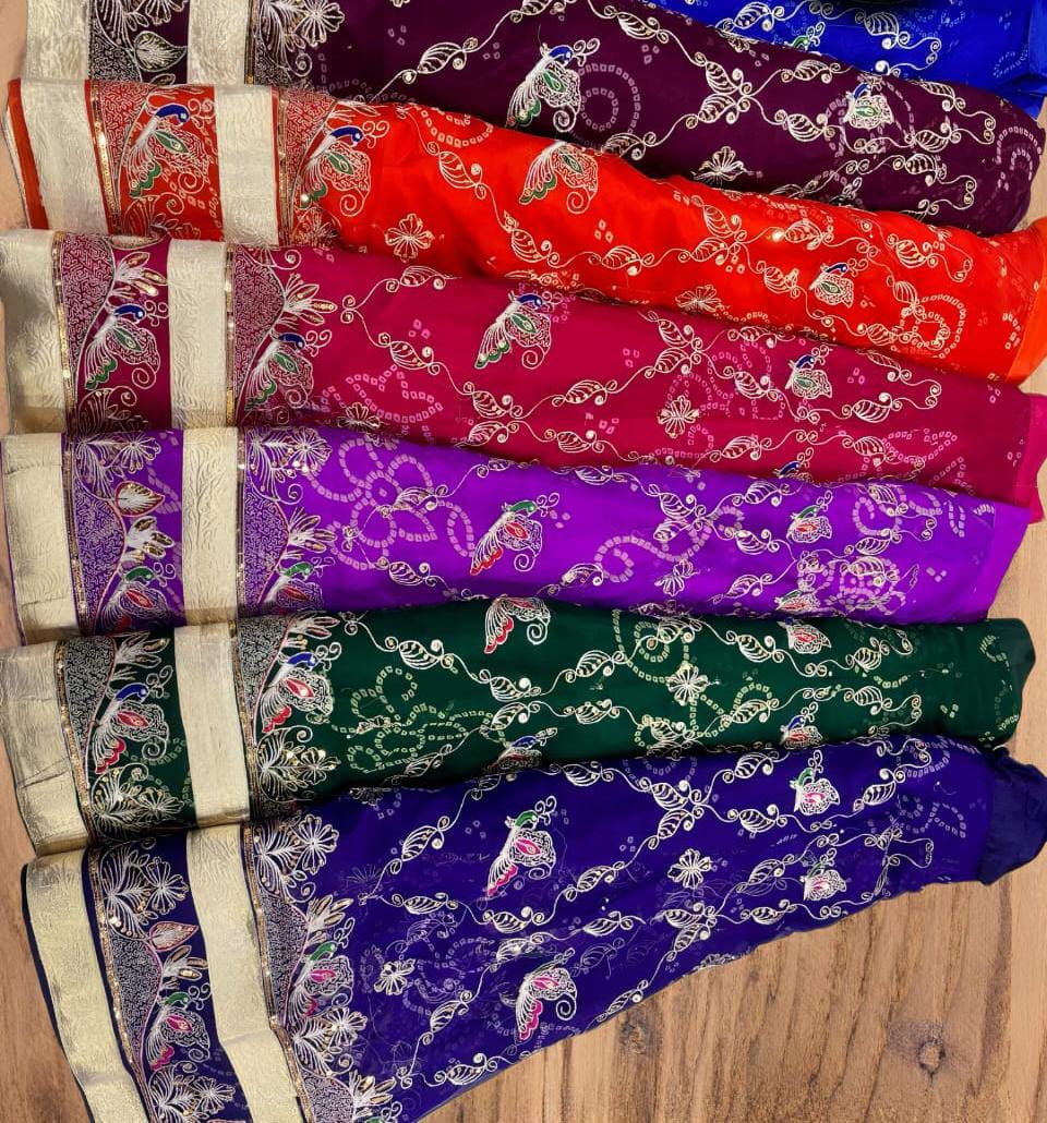 Vintage Designer Gher Lehenga Poshak – Royal Pure Fabric with Kasab Zari Work & Heavy Odhani