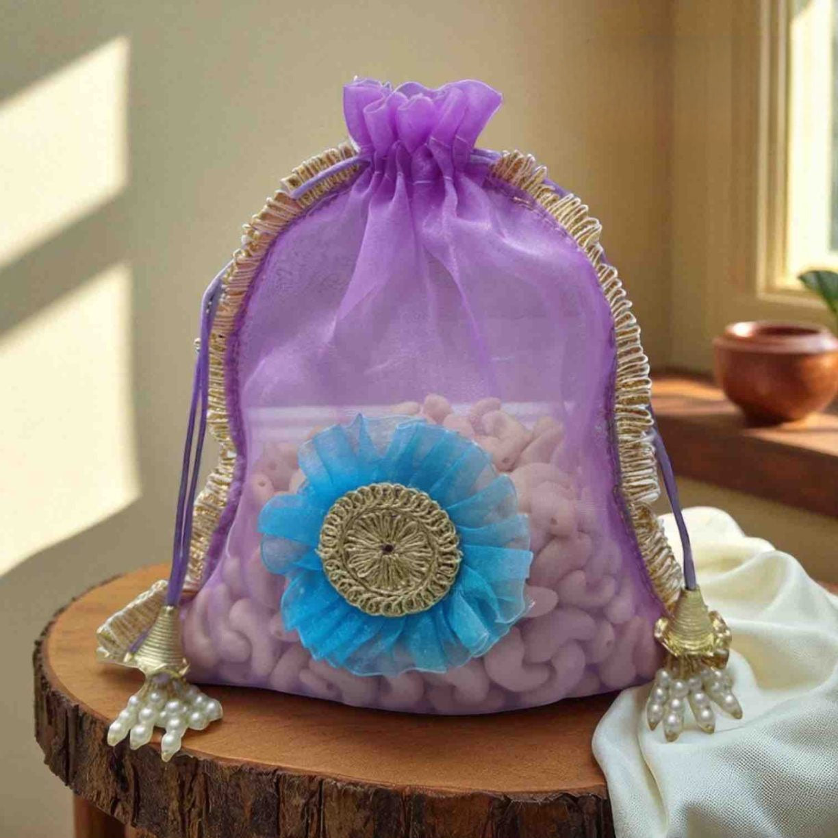 Designer potli bags perfect for gifting sagun pack of 10