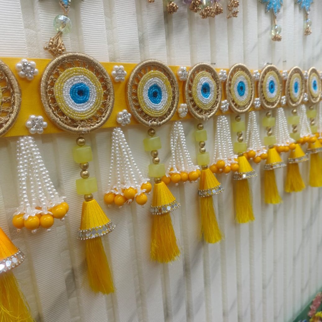 Decorative evil eye designer heavy Bandarwal/Toran 40"inch