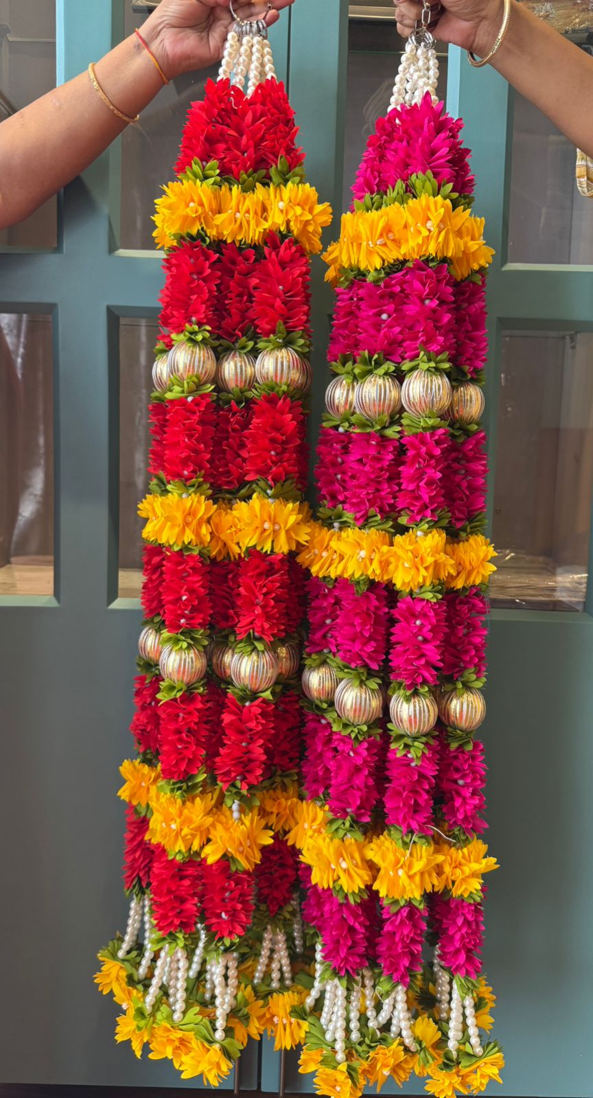 Ganpati puja decor pack of 2 size 40"inch