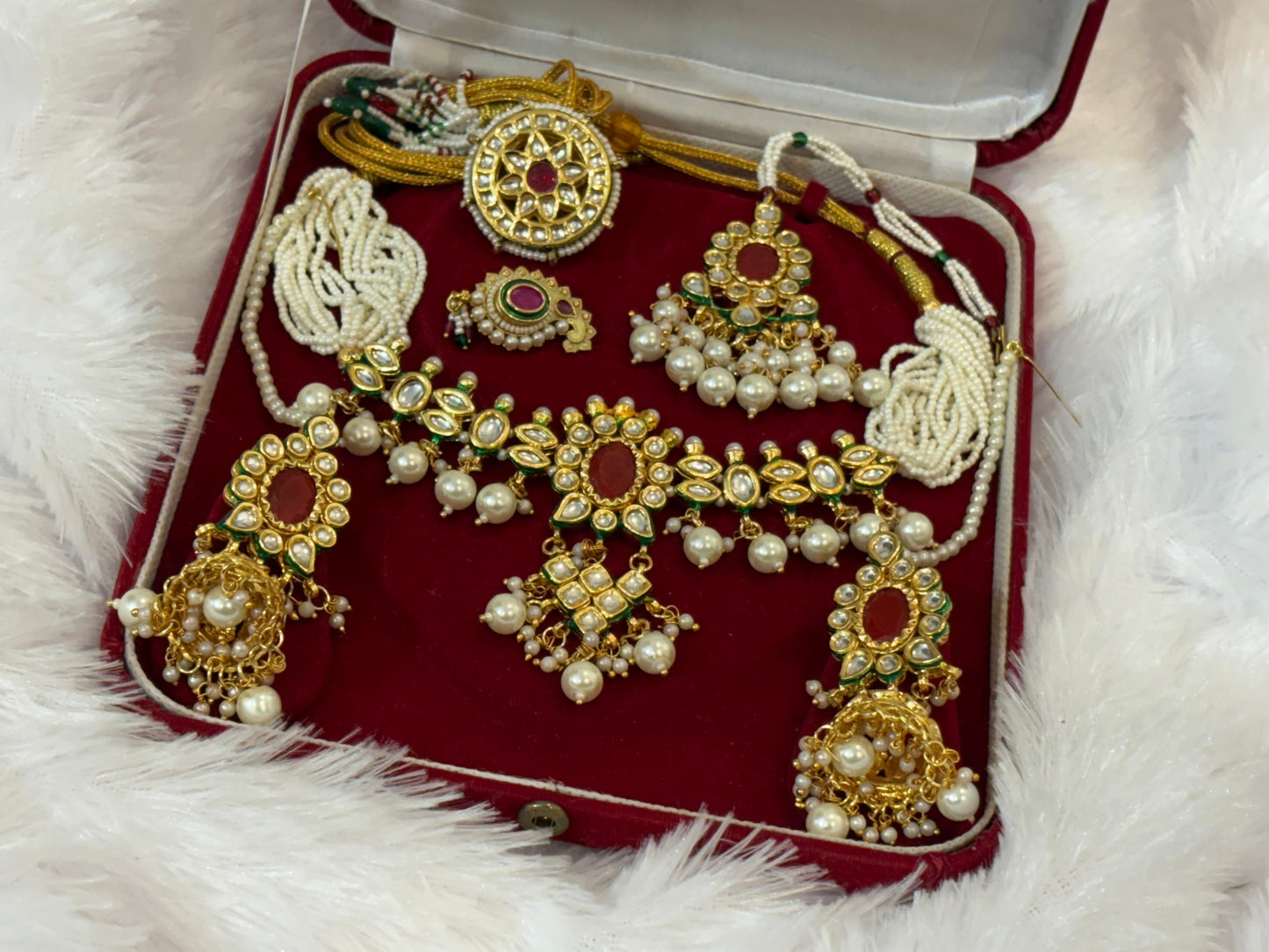 Meenakari Jewellery Set for Women – Traditional Bridal Necklace Set for Wedding & Festive Wear