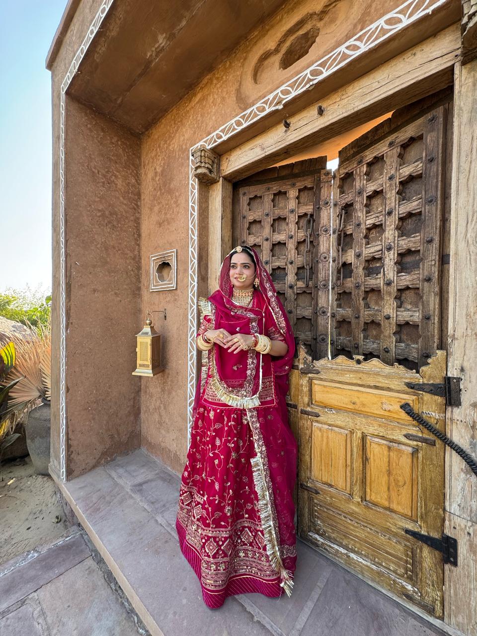Karwa chauth special traditional Rajasthani elegant poshak