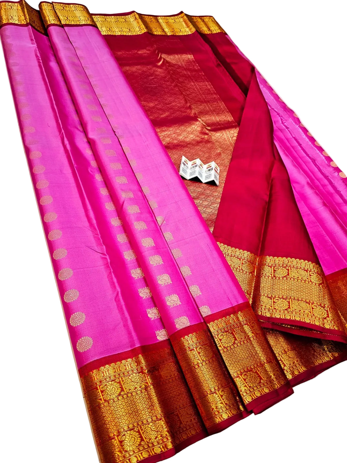 Royal Bridal Kanchipuram Pure Silk Saree | Silk Mark Certified Wedding Saree