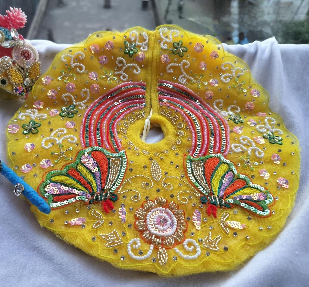 Kanha khilona Butterfly designer boutique Poshak 6inch