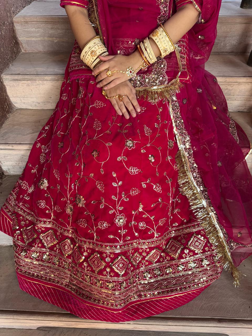 Karwa chauth special traditional Rajasthani elegant poshak