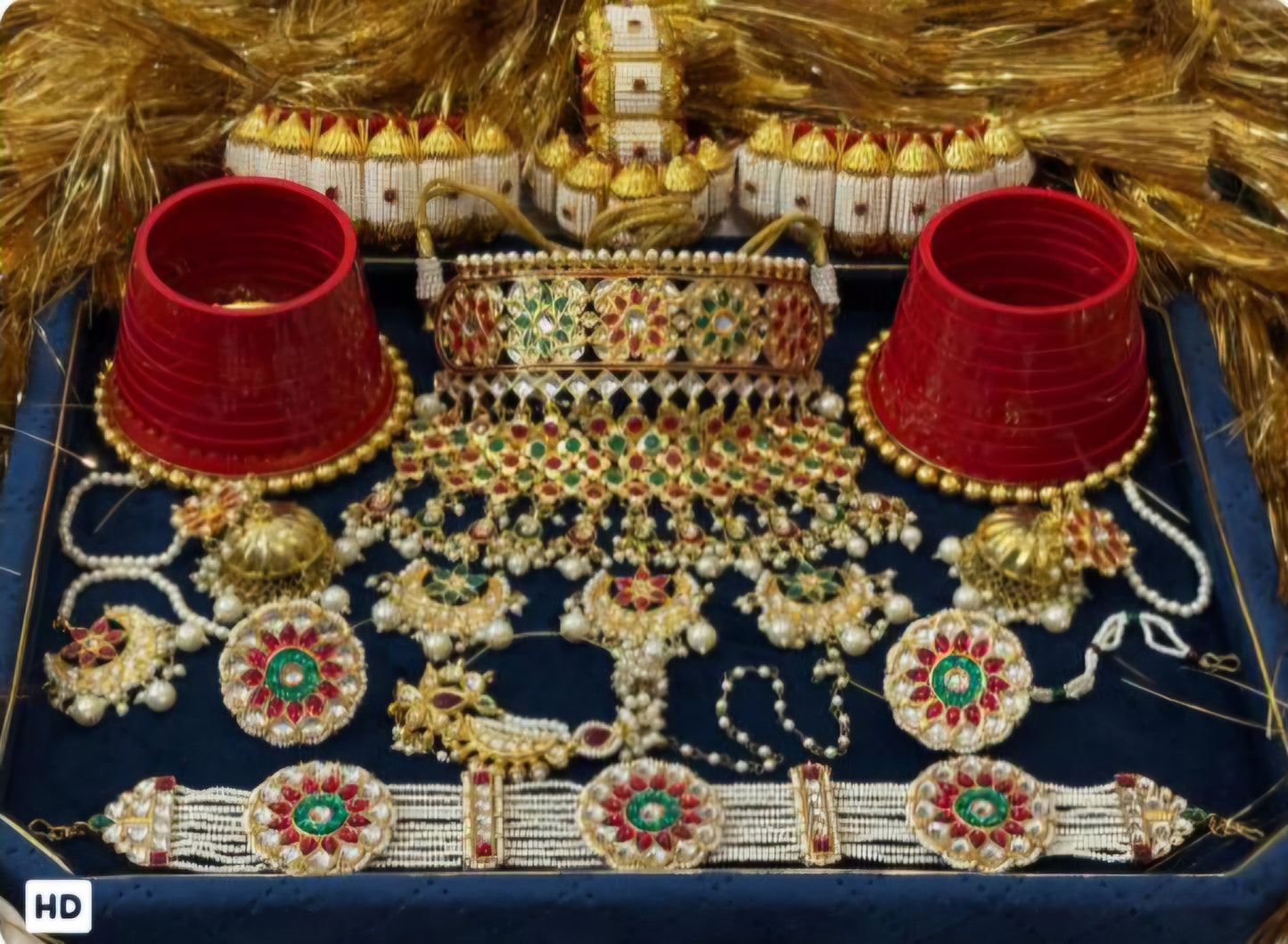 Rajasthani Rajwadi Jewelry Combo Set | Traditional Bridal & Festive Necklace Set